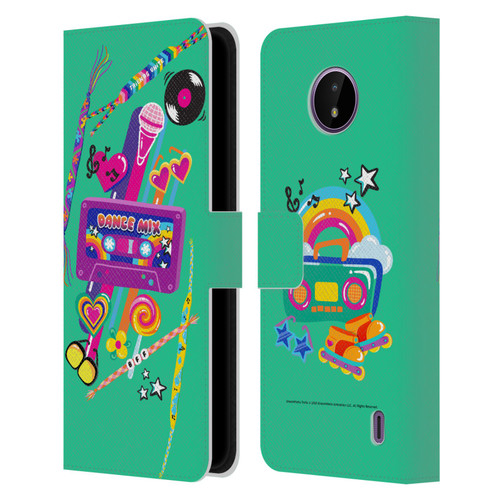Trolls World Tour Rainbow Bffs Dance Mix Leather Book Wallet Case Cover For Nokia C10 / C20