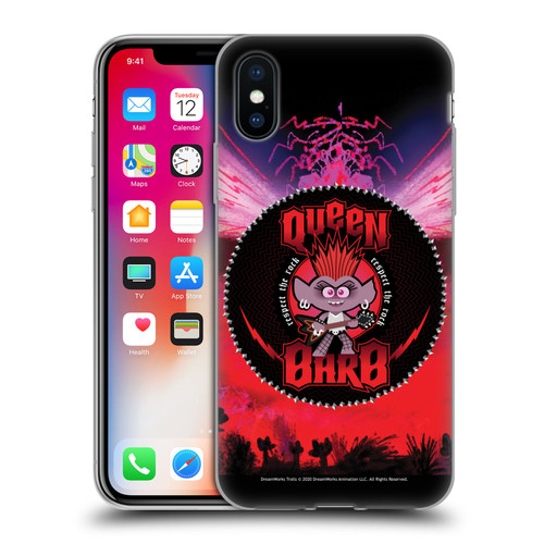 Trolls World Tour Assorted Rock Queen Barb 1 Soft Gel Case for Apple iPhone X / iPhone XS