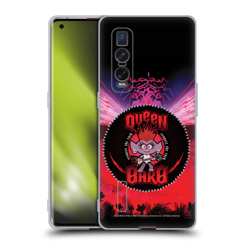 Trolls World Tour Assorted Rock Queen Barb 1 Soft Gel Case for OPPO Find X2 Pro 5G