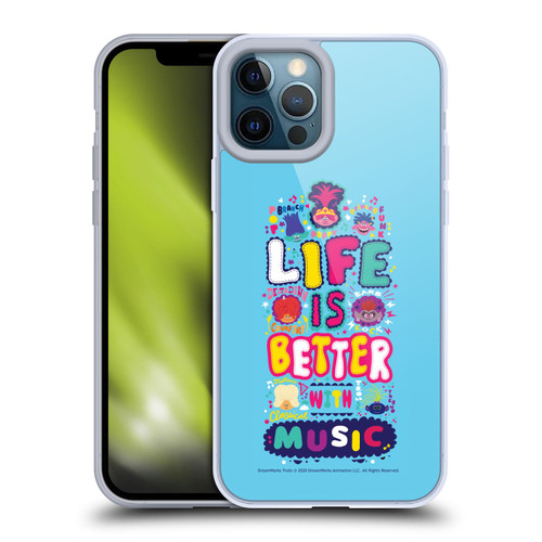 Trolls World Tour Key Art Quote Soft Gel Case for Apple iPhone 12 Pro Max