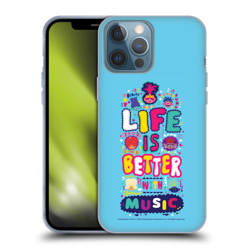 Trolls World Tour Key Art Quote Soft Gel Case for Apple iPhone 13 Pro Max