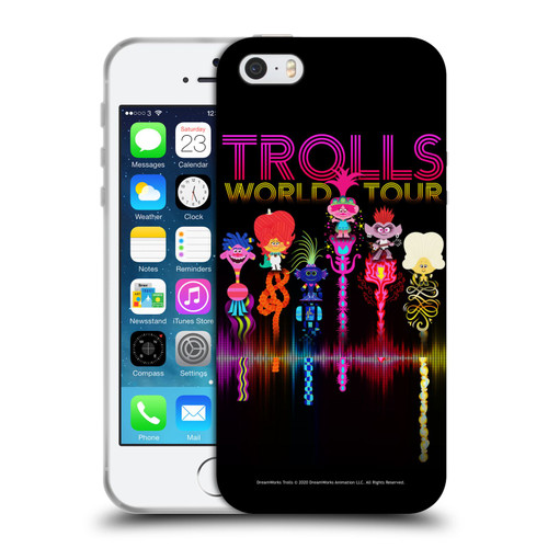Trolls World Tour Key Art Artwork Soft Gel Case for Apple iPhone 5 / 5s / iPhone SE 2016