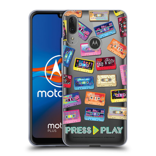 Trolls World Tour Key Art Cassette Tapes Soft Gel Case for Motorola Moto E6 Plus