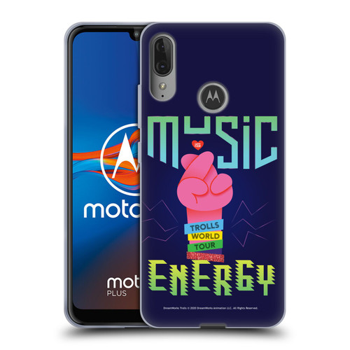 Trolls World Tour Key Art Music Is Energy Soft Gel Case for Motorola Moto E6 Plus