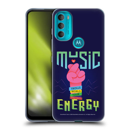 Trolls World Tour Key Art Music Is Energy Soft Gel Case for Motorola Moto G71 5G