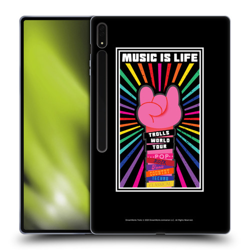 Trolls World Tour Key Art Music Is Life Soft Gel Case for Samsung Galaxy Tab S8 Ultra