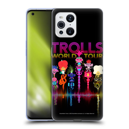 Trolls World Tour Key Art Artwork Soft Gel Case for OPPO Find X3 / Pro