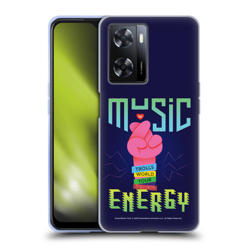 Trolls World Tour Key Art Music Is Energy Soft Gel Case for OPPO A57s