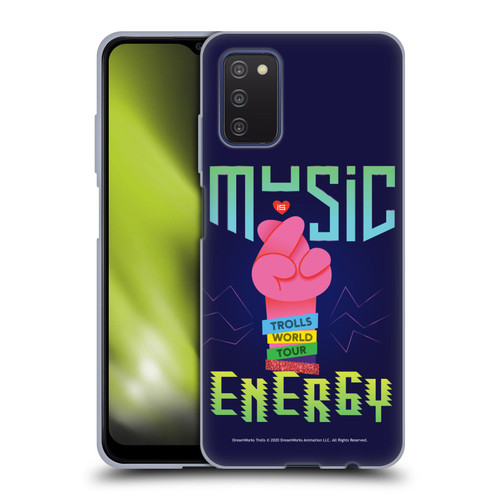 Trolls World Tour Key Art Music Is Energy Soft Gel Case for Samsung Galaxy A03s (2021)