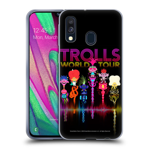 Trolls World Tour Key Art Artwork Soft Gel Case for Samsung Galaxy A40 (2019)