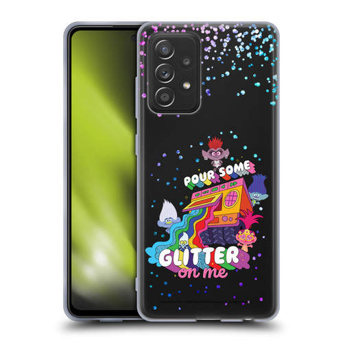Trolls World Tour Key Art Glitter Print Soft Gel Case for Samsung Galaxy A52 / A52s / 5G (2021)