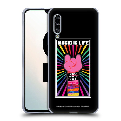 Trolls World Tour Key Art Music Is Life Soft Gel Case for Samsung Galaxy A90 5G (2019)