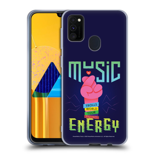 Trolls World Tour Key Art Music Is Energy Soft Gel Case for Samsung Galaxy M30s (2019)/M21 (2020)