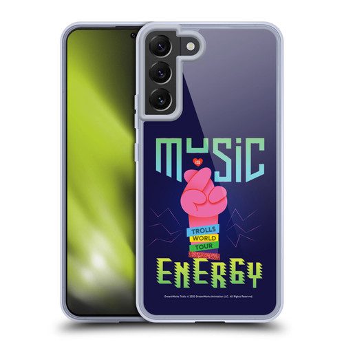 Trolls World Tour Key Art Music Is Energy Soft Gel Case for Samsung Galaxy S22+ 5G