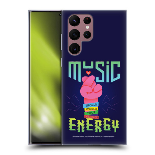 Trolls World Tour Key Art Music Is Energy Soft Gel Case for Samsung Galaxy S22 Ultra 5G