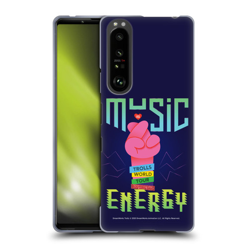 Trolls World Tour Key Art Music Is Energy Soft Gel Case for Sony Xperia 1 III