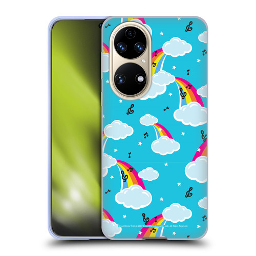 Trolls World Tour Rainbow Bffs Rainbow Cloud Pattern Soft Gel Case for Huawei P50