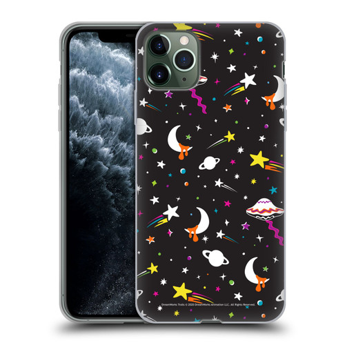 Trolls World Tour Rainbow Bffs Outer Space Pattern Soft Gel Case for Apple iPhone 11 Pro Max