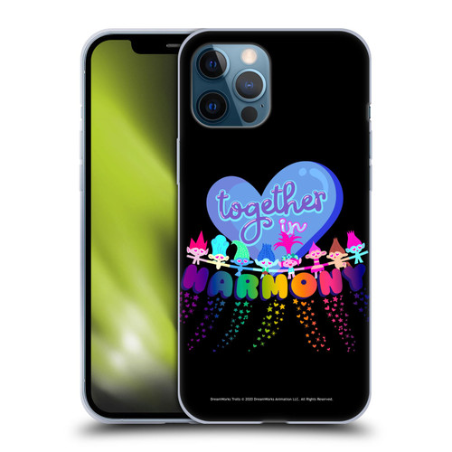 Trolls World Tour Rainbow Bffs Together In Harmony Soft Gel Case for Apple iPhone 12 Pro Max