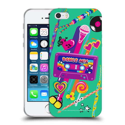 Trolls World Tour Rainbow Bffs Dance Mix Soft Gel Case for Apple iPhone 5 / 5s / iPhone SE 2016