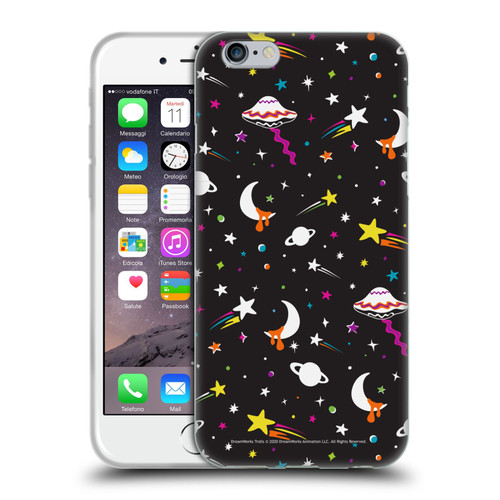 Trolls World Tour Rainbow Bffs Outer Space Pattern Soft Gel Case for Apple iPhone 6 / iPhone 6s