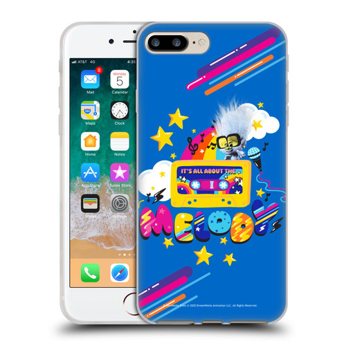 Trolls World Tour Rainbow Bffs All About The Melody Soft Gel Case for Apple iPhone 7 Plus / iPhone 8 Plus