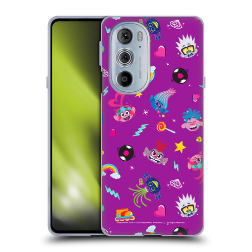 Trolls World Tour Rainbow Bffs Character Pattern Soft Gel Case for Motorola Edge X30