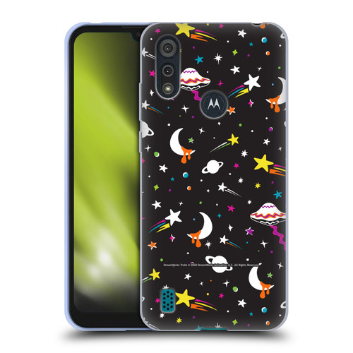 Trolls World Tour Rainbow Bffs Outer Space Pattern Soft Gel Case for Motorola Moto E6s (2020)