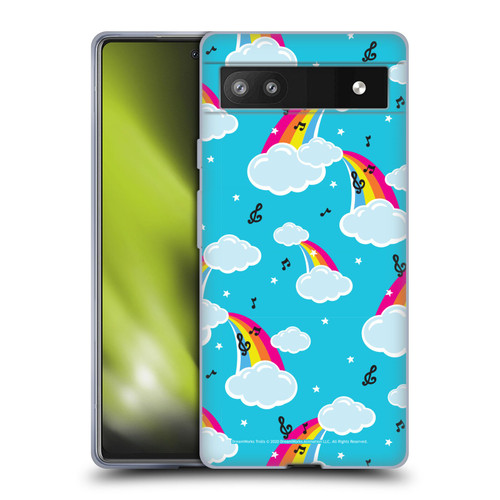 Trolls World Tour Rainbow Bffs Rainbow Cloud Pattern Soft Gel Case for Google Pixel 6a