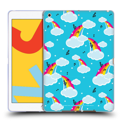 Trolls World Tour Rainbow Bffs Rainbow Cloud Pattern Soft Gel Case for Apple iPad 10.2 2019/2020/2021