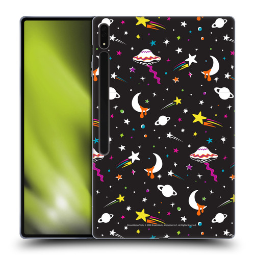 Trolls World Tour Rainbow Bffs Outer Space Pattern Soft Gel Case for Samsung Galaxy Tab S8 Ultra