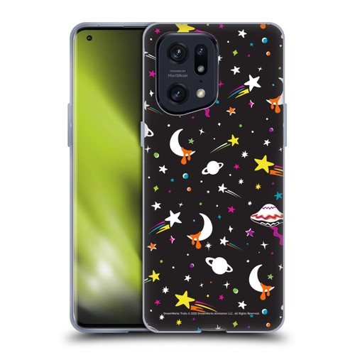 Trolls World Tour Rainbow Bffs Outer Space Pattern Soft Gel Case for OPPO Find X5 Pro