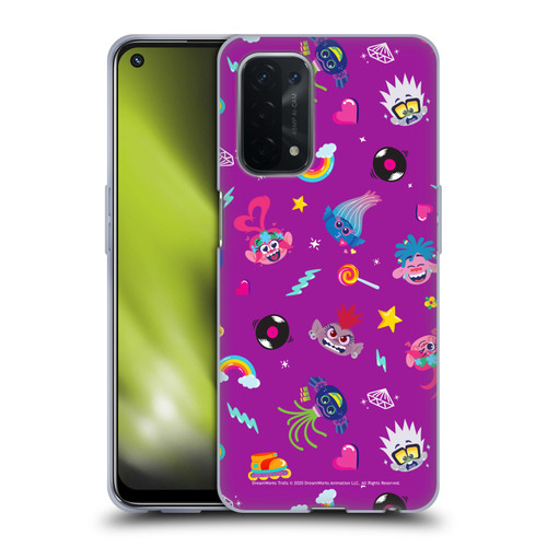 Trolls World Tour Rainbow Bffs Character Pattern Soft Gel Case for OPPO A54 5G