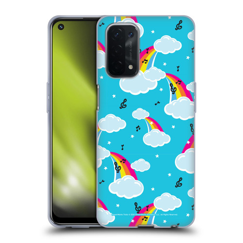 Trolls World Tour Rainbow Bffs Rainbow Cloud Pattern Soft Gel Case for OPPO A54 5G