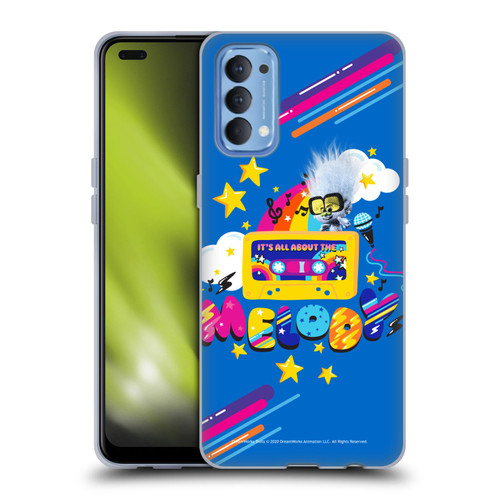 Trolls World Tour Rainbow Bffs All About The Melody Soft Gel Case for OPPO Reno 4 5G