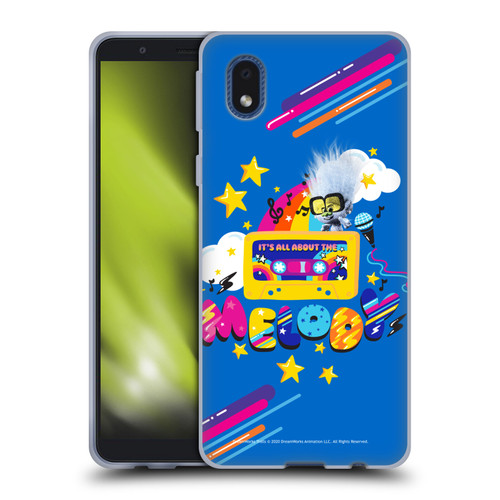 Trolls World Tour Rainbow Bffs All About The Melody Soft Gel Case for Samsung Galaxy A01 Core (2020)