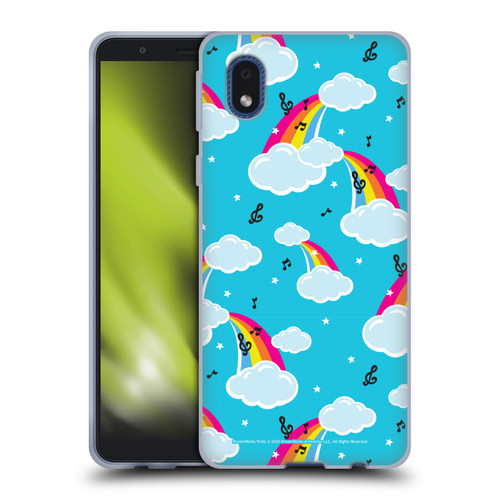 Trolls World Tour Rainbow Bffs Rainbow Cloud Pattern Soft Gel Case for Samsung Galaxy A01 Core (2020)