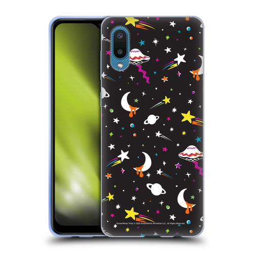 Trolls World Tour Rainbow Bffs Outer Space Pattern Soft Gel Case for Samsung Galaxy A02/M02 (2021)