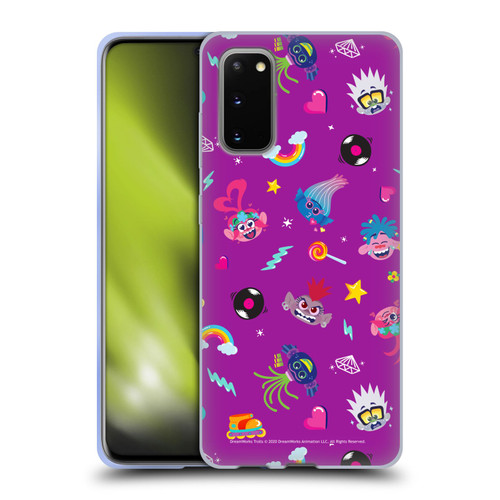 Trolls World Tour Rainbow Bffs Character Pattern Soft Gel Case for Samsung Galaxy S20 / S20 5G