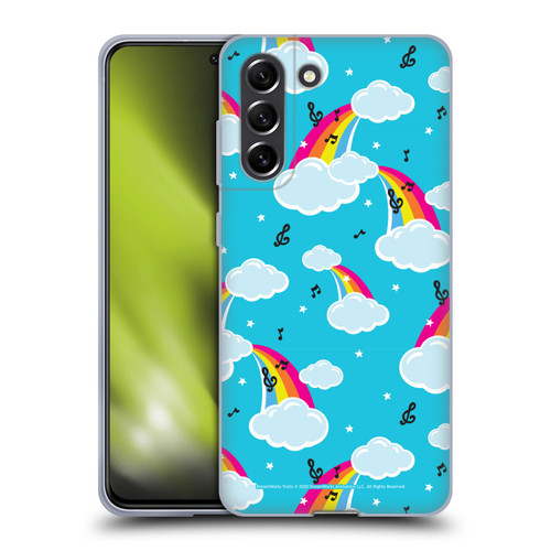 Trolls World Tour Rainbow Bffs Rainbow Cloud Pattern Soft Gel Case for Samsung Galaxy S21 FE 5G