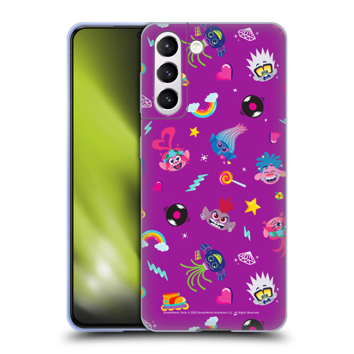 Trolls World Tour Rainbow Bffs Character Pattern Soft Gel Case for Samsung Galaxy S21 5G