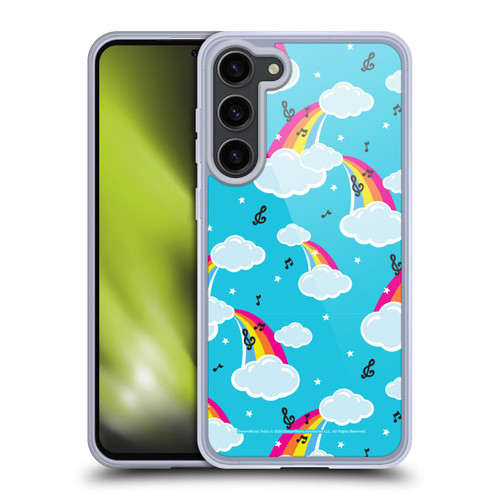 Trolls World Tour Rainbow Bffs Rainbow Cloud Pattern Soft Gel Case for Samsung Galaxy S23+ 5G