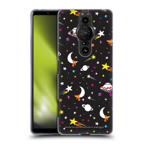 Trolls World Tour Rainbow Bffs Outer Space Pattern Soft Gel Case for Sony Xperia Pro-I
