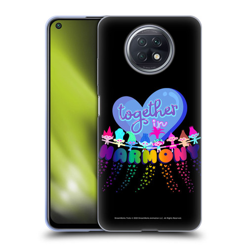 Trolls World Tour Rainbow Bffs Together In Harmony Soft Gel Case for Xiaomi Redmi Note 9T 5G