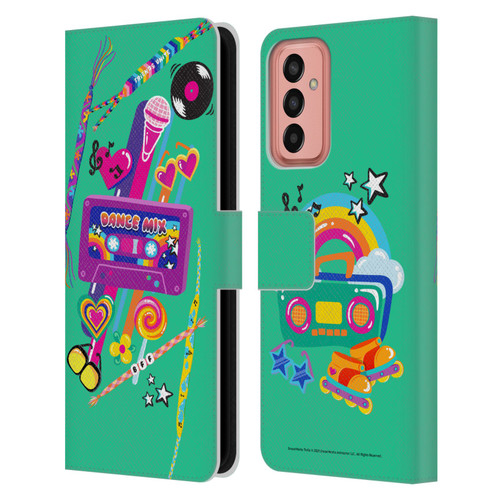 Trolls World Tour Rainbow Bffs Dance Mix Leather Book Wallet Case Cover For Samsung Galaxy M13 (2022)