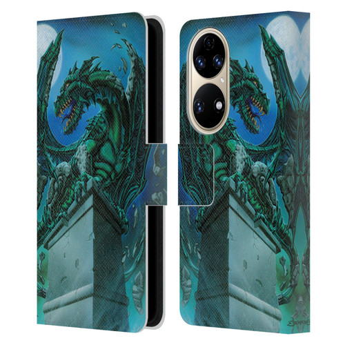 Ed Beard Jr Dragons The Awakening Leather Book Wallet Case Cover For Huawei P50