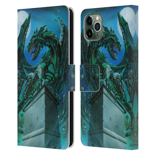 Ed Beard Jr Dragons The Awakening Leather Book Wallet Case Cover For Apple iPhone 11 Pro Max