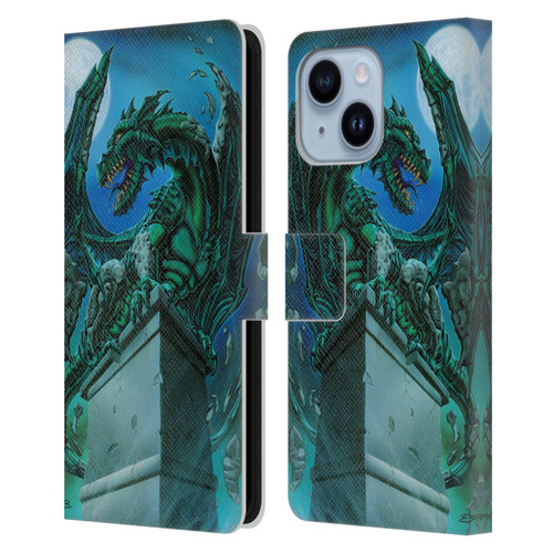 Ed Beard Jr Dragons The Awakening Leather Book Wallet Case Cover For Apple iPhone 14 Plus