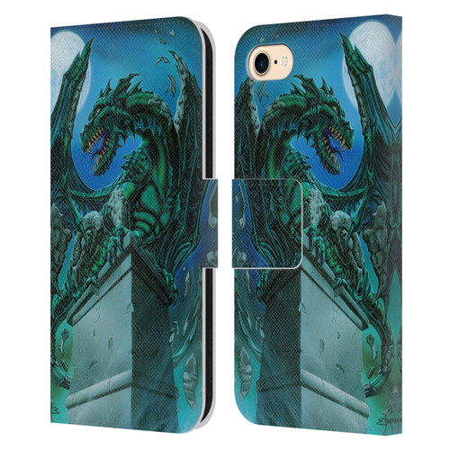 Ed Beard Jr Dragons The Awakening Leather Book Wallet Case Cover For Apple iPhone 7 / 8 / SE 2020 & 2022