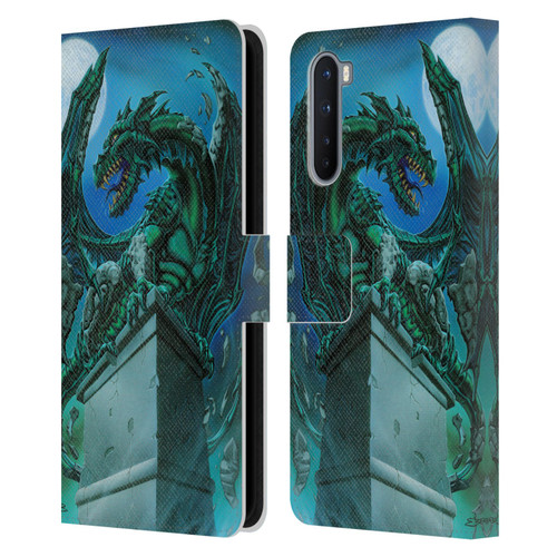 Ed Beard Jr Dragons The Awakening Leather Book Wallet Case Cover For OnePlus Nord 5G